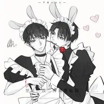 【伪渣】女仆装百玩不腻(?)_伪装学渣朝俞谢俞贺朝同人绘画作品