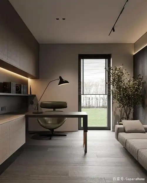 师 artpartner architects打造,空间主要是用灰色与黑色来打造高级感