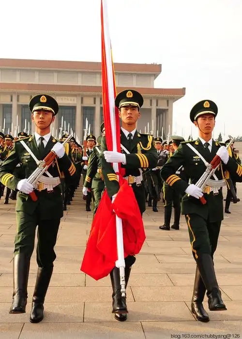 长靴礼兵的雄姿