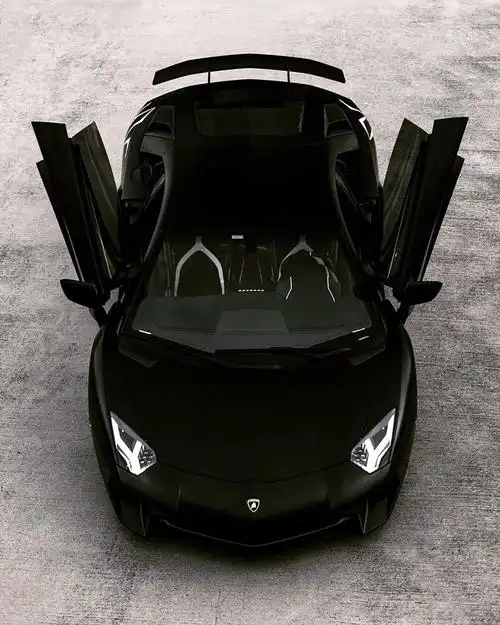 黑色最霸气的样子,我最爱的兰博基尼