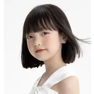 假发短发女夏季宝宝波波头表演拍照模特专用日常仿真发儿童全头套