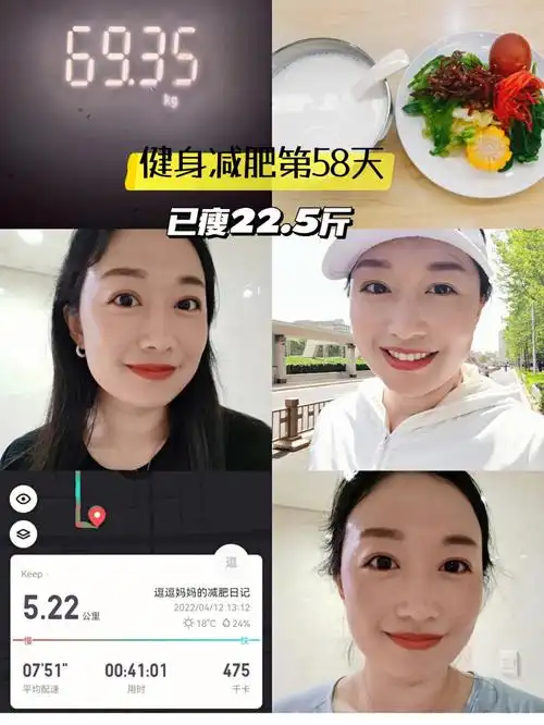 4.12|坚持健身减肥第58天95每日体重752月14日初始体重161.
