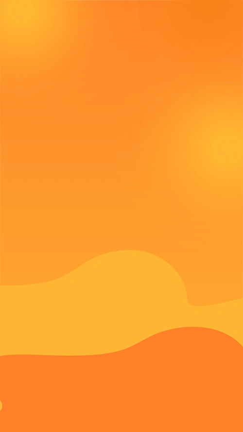 黄色简约唯美手绘背景