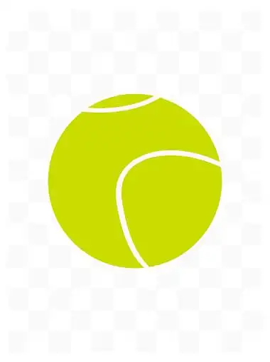 卡通手绘黄绿色网球 i> i> i>扁 /i> /i> /i> i> i> i>平 /i> /i> /i>