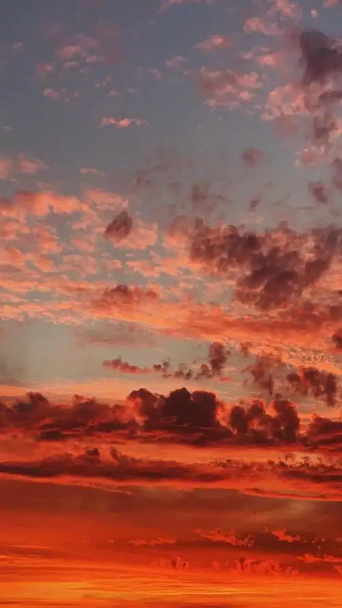 绝美的火烧云自然风景,锁屏图片,高清手机壁纸,风景-回车桌面
