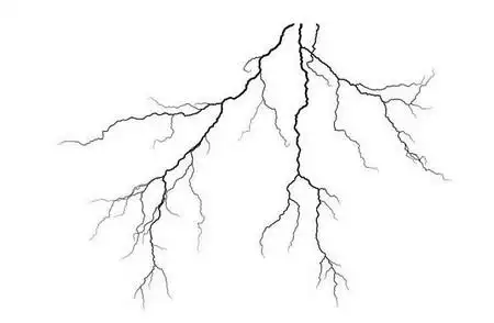 闪电的简笔画图片大全 中级简笔画教程-第4张