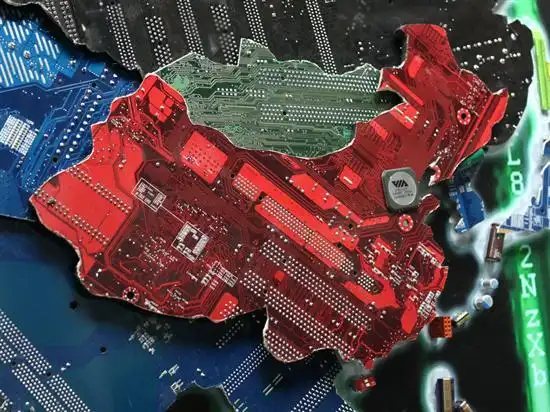 3个月的行为艺术 废旧主板做世界地图_硬件_科技时代_新浪网