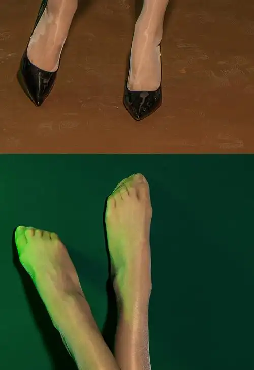 sk极光马油袜丝滑油光丝袜白丝油亮无缝性感连裤袜夏季女黑丝 肉桂色