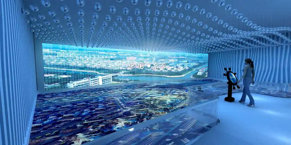 vr三维数字沙盘:物联网3d数据联动展示-轩辕展览