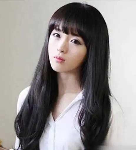 空气刘海适合什么脸型长脸瓜子脸演绎会比较好看