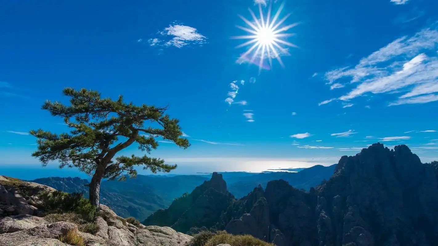 科西嘉岛风景图片高清唯美壁纸