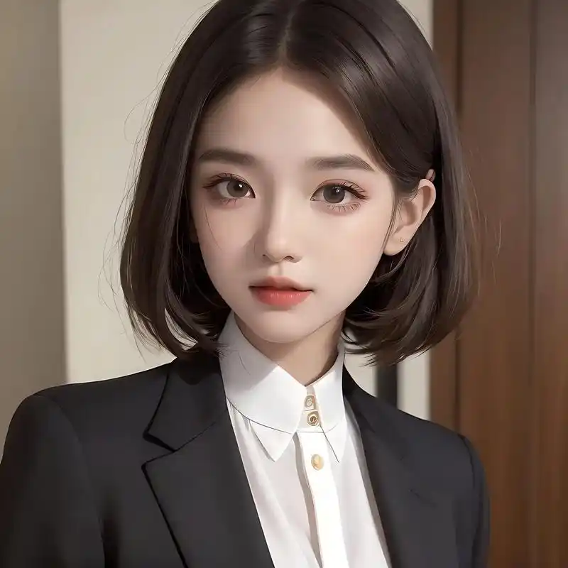 送给喜欢留短发的你.#值得你长期不换的头像 #女生头像 #职