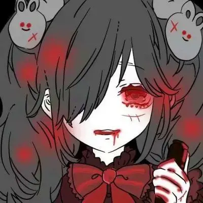 超好看病娇动漫女生头像79