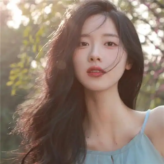 长发清纯小姐姐头像图片