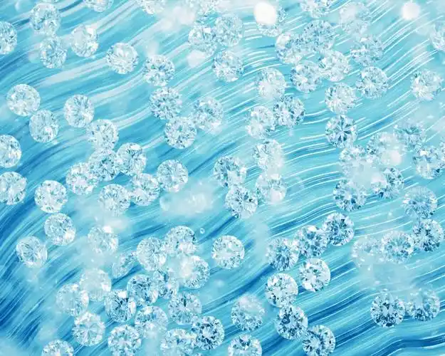 梦幻的炫彩水晶