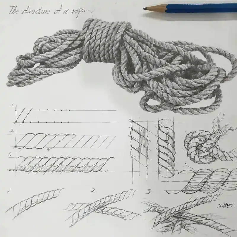 静物透视素描稿素材分享