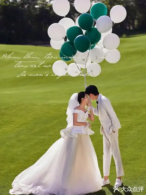 告白气球草坪唯美婚纱照唯美78清新78浪漫78