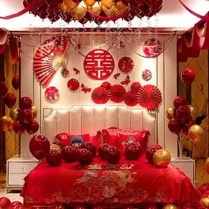 婚房布置套装男方结婚新房卧室气球装饰创意浪漫婚礼婚庆用品大全