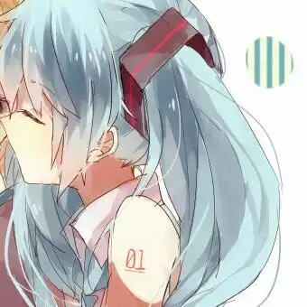 初音未来女生头像.