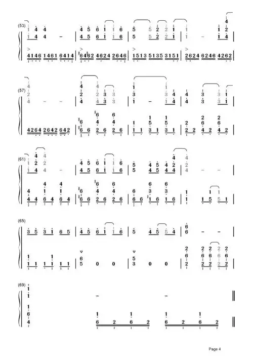 asphyxia数字简谱