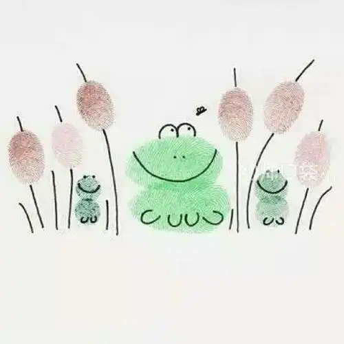 石幼宅家物语——有趣的手指印画