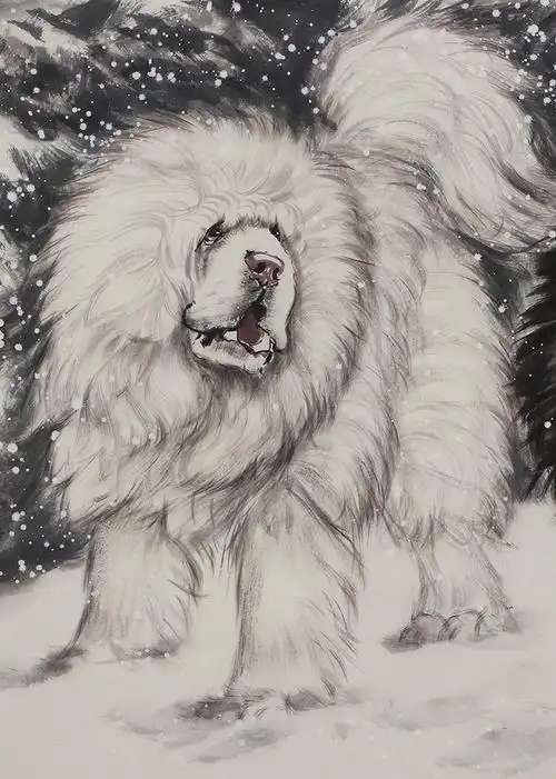 藏獒简笔画 藏獒简笔画卡通图片