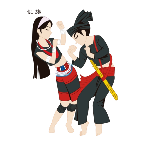 书香翔安56个民族一家亲民族服饰佤族