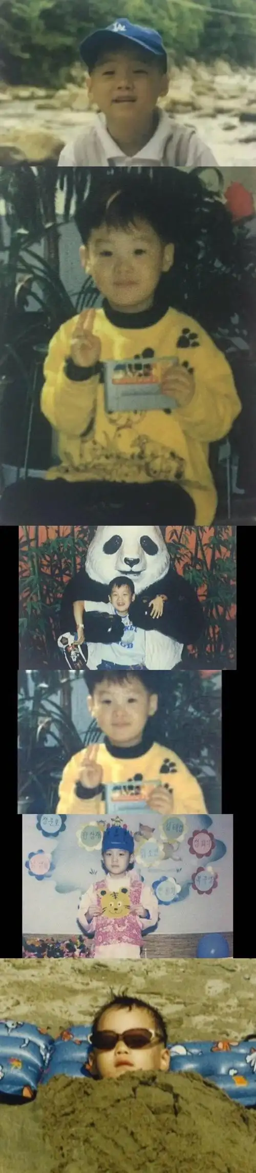 防弹少年团 防弹儿童年照