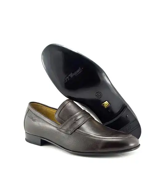 都彭s.t.dupont男鞋专场-男款啡色商务正装皮鞋