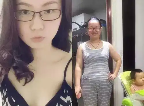 八张对比照带你看看女人有了娃后变化有多大谁看都会很心疼