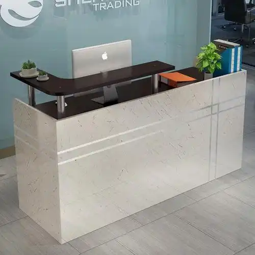 收银台柜台服装店小型简约接待时尚前台收款吧台收银台