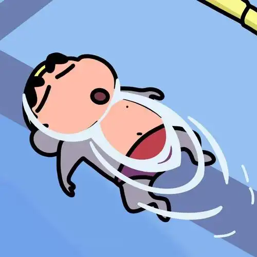蜡笔小新游泳头像