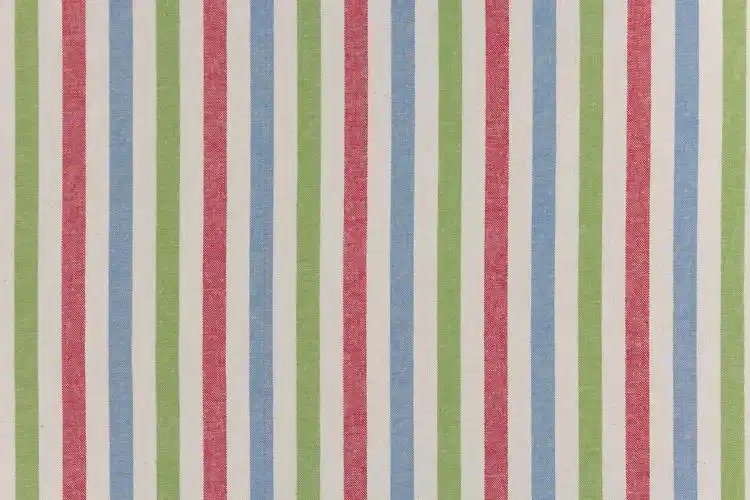 麻质彩色条纹布