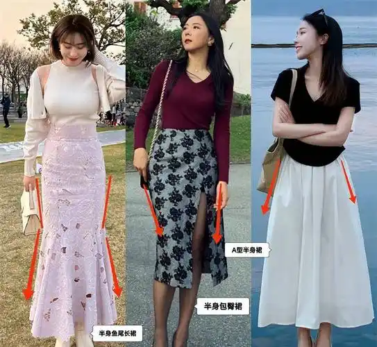 了,今年流行高腰的"半身裙",小个子穿既优雅又显高_裙子_身材_气质