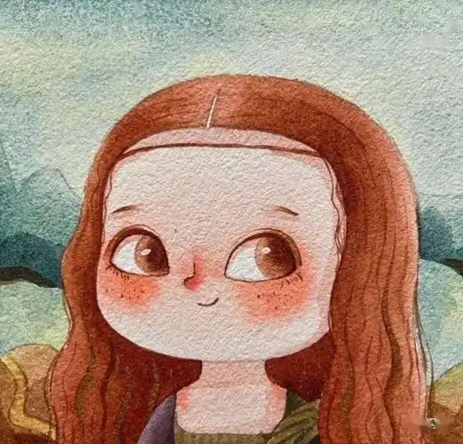 世界名画手绘头像第一眼就爱了