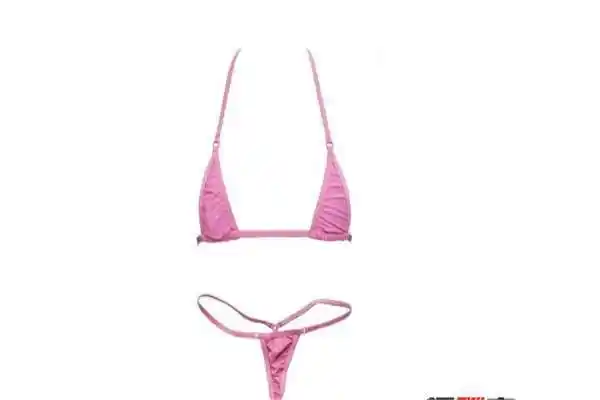 世界最小比基尼 一根绳子遮挡三点(就像没穿一样)