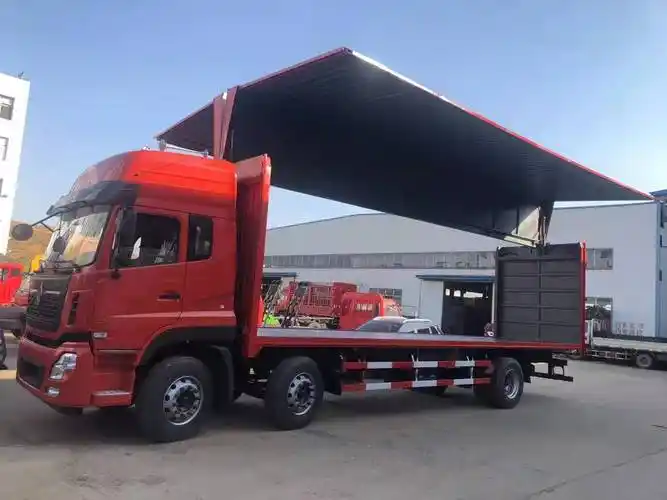 东风多利6米8货车飞翼车厢式飞翼车厂家报价湖北潜江飞翼车68米飞翼车