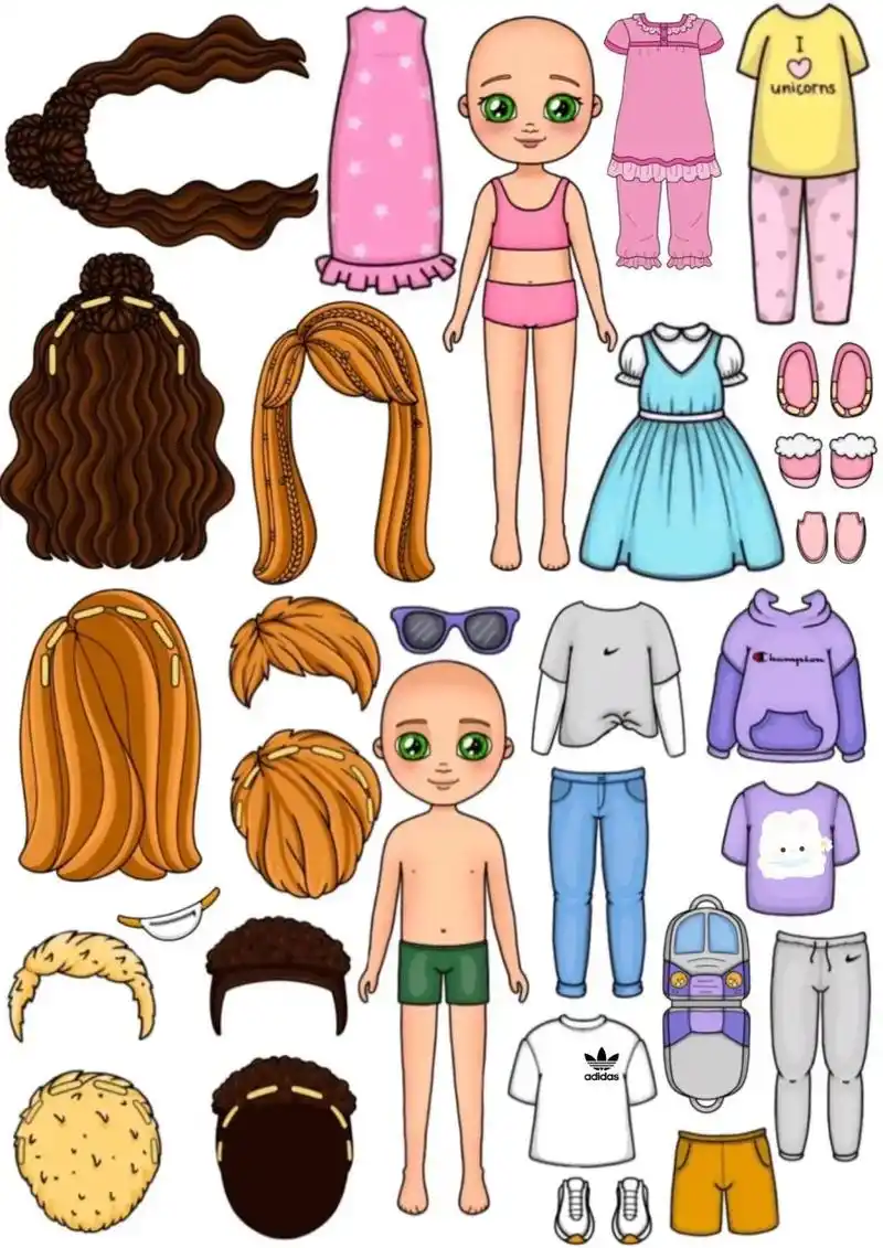 换装娃娃换装贴纸素材更新,主页更多换装