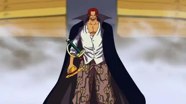 失去了一条手臂的香克斯