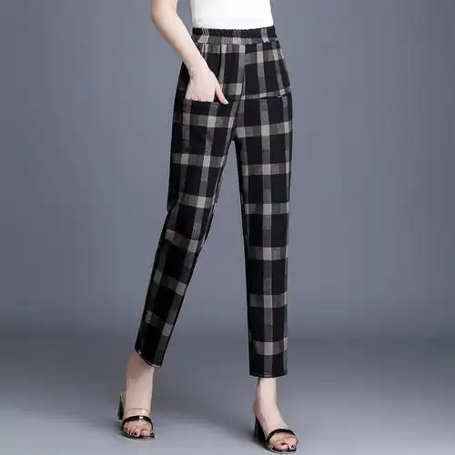 女士纯色哈伦裤