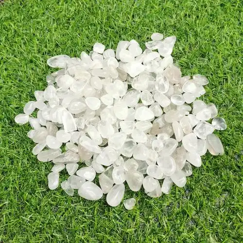 批发天然透明石英原石自由形状碎石块水晶雕刻家居装饰lj - buy clear