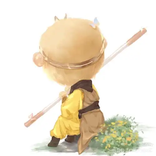 乖乖猴_西游记孙悟空q版绘画作品