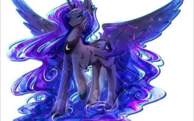 小马宝莉〕露娜图片 1_哔哩哔哩 (゜-゜)つロ 干杯~-bilibili