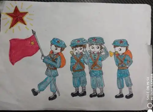 【每日一画】小行军