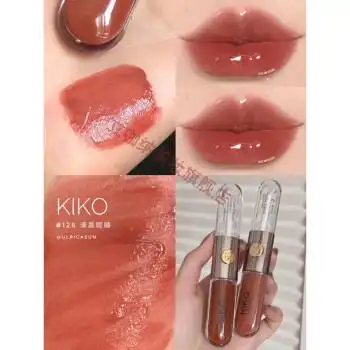 kiko口红小众品牌平价学生款不掉色不沾杯双头唇膏klko3系银管4系