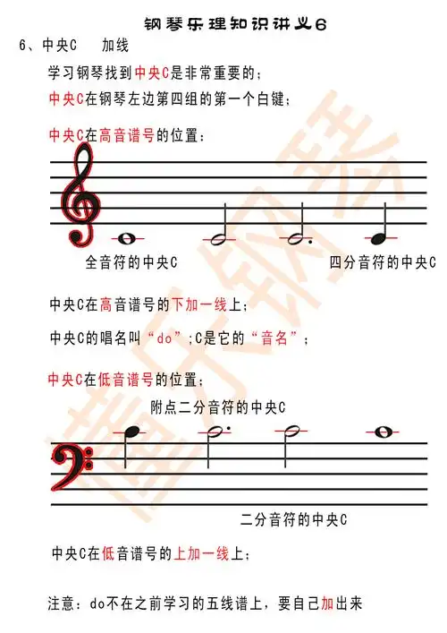 成人钢琴入门20讲 第6讲 中央c - 哔哩哔哩