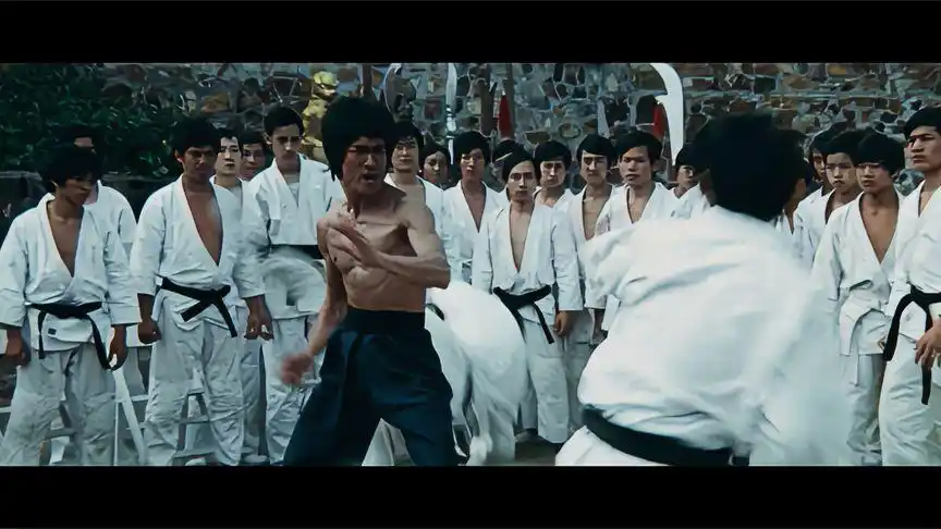 李小龙龙争虎斗庖丁解牛式动作-影视综视频-搜狐视频