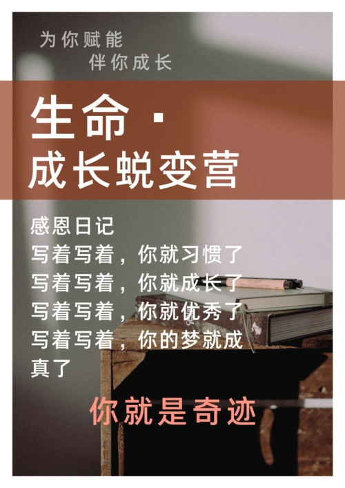 【伈怡日记第123篇】生命成长蜕变之旅第一天——感恩日记