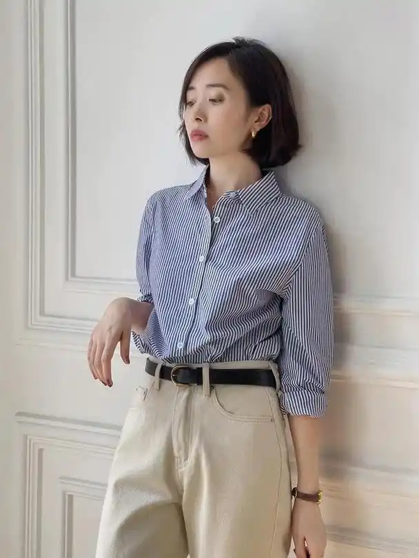 衬衫如何轻松穿出时髦感?这几个搭配思路,出门上班简约又洋气