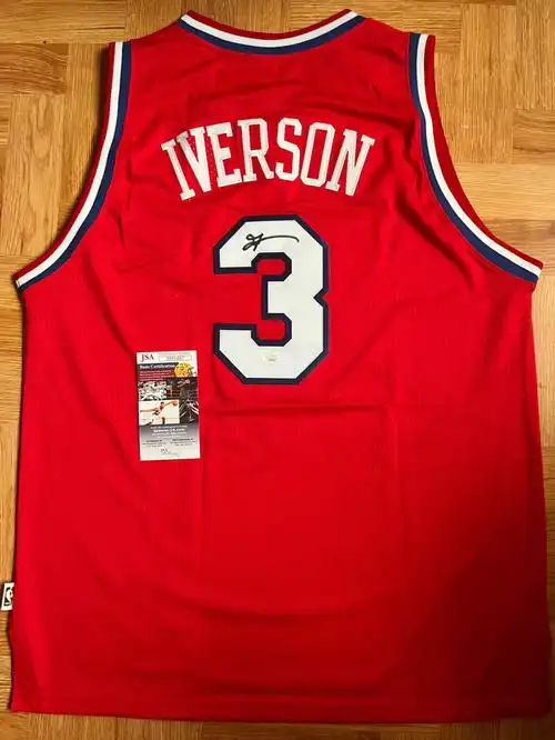 阿伦艾弗森签名球衣